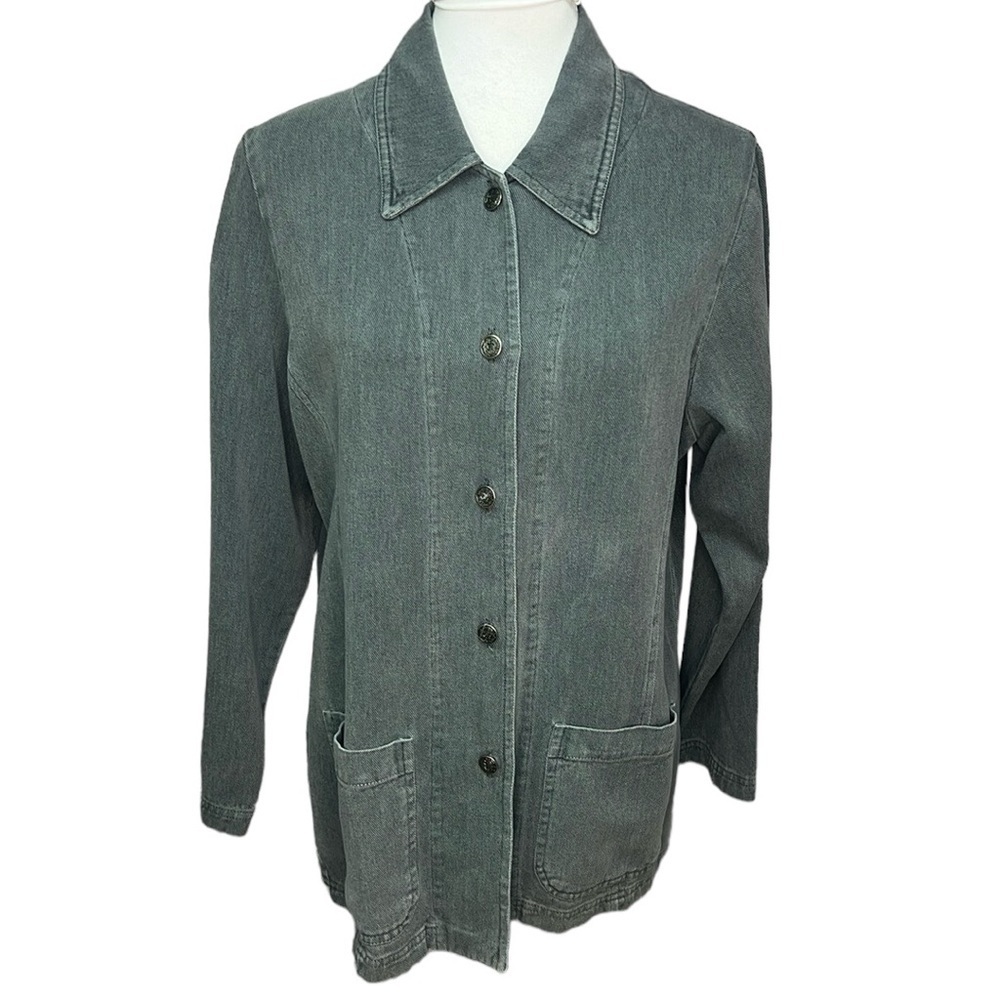 Nanette Keller Twill Jacket Army Green